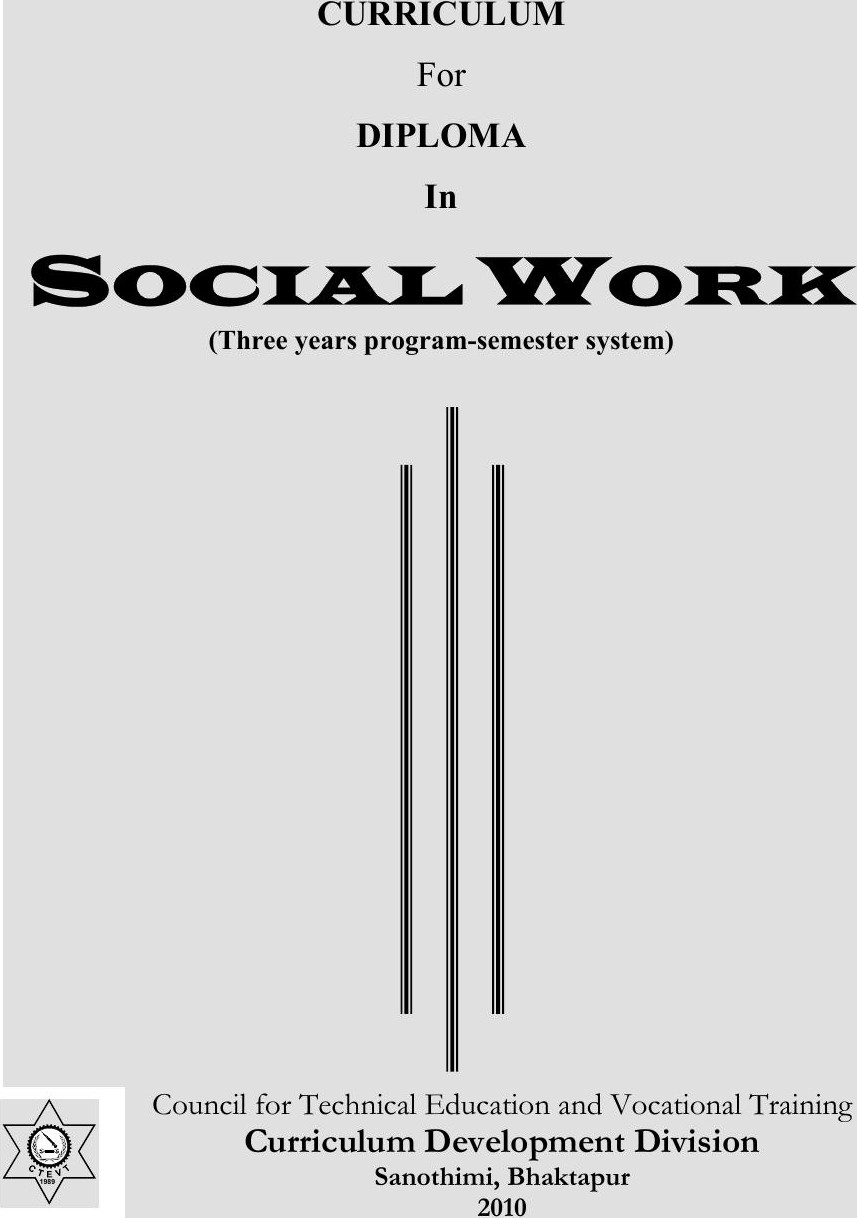 Diploma in Social Work (DSW), 2010
